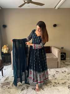 2023 dernières robes de pelouse pakistanaises Salwar Kameez Style indien et pakistanais femmes Shalwar Kameez - Product Image 3