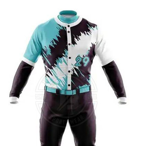 Customizable High Quality Adult <b>Baseball</b> Uniform <b>Sets</b> Breathable Quick Dry Sportswear with Unique Logo Design in Various Styles - Product Image 4