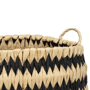 Vente en gros Panier de rangement en jacinthe d'eau naturelle tissé à la main Panier décoratif Le plus populaire auprès des fournisseurs du Vietnam - Product Image 6