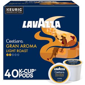 ลาวาซซ่า คอสติเอรา กราน อโรมา, กาแฟแบบแคปซูลสำหรับเครื่องคีรูก (K-Cup Pods) ชนิดชงเดี่ยว, กาแฟคั่วอ่อน, กล่องบรรจุ 40 แคปซูล - Product Image 2