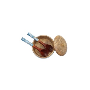 Frutero grande de madera 100% para utensilios de cocina y vajilla, gran oferta, cuenco esmaltado para servir arroz para el hogar y el restaurante, cuenco para platos de madera - Product Image 5