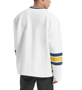 Maillot de hockey sur glace personnalisé par sublimation, uniforme sportif d'équipe, polyester respirant, séchage rapide, tenue durable 2025 - Product Image 2