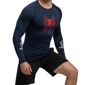 Camiseta de Compresión de Manga Larga Absorbente de Humedad, Atlética, Sin Costuras, con Logotipo Personalizado, Ligera, Transpirable y de Secado Rápido para Baloncesto - Product Image 4