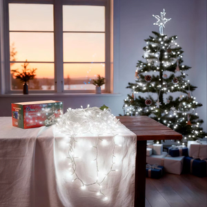 ไฟ500 LED มหัศจรรย์8.6เมตรสีฟ้าสีขาวหลากสี2700K CRI80สีขาวอบอุ่นนุ่มนวลรับประกัน1ปีสำหรับ IP65คริสมาสต์ - Product Image 1