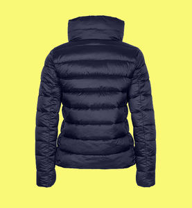 Chaqueta azul marino Ropa de mujer Logotipo de marca aislante térmico y de alta calidad y OEM multicolor - Product Image 3