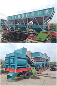 Mobiele 60m3/H Gereed Mix Betonbatching Fabriek Met 100T Cement Silo Volautomatische Controle Pomp & Motor Versnellingsbak - Product Image 3