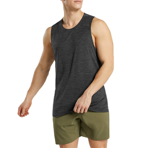 Débardeur de sport pour homme de haute qualité à col rond, style décontracté pour la course et le fitness, avec logo personnalisé, impression numérique, respirant et séchage rapide 100% - Product Image 6