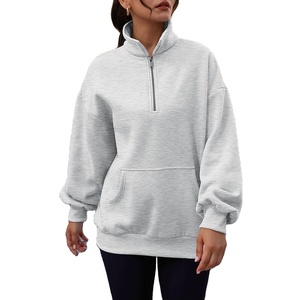Surdimensionné reine femmes sweat à capuche zippé automne mode soie sweats avec trou col rond pull pour adolescentes Preppy tenues 2026 - Product Image 5