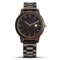 Montre en bois artisanale tendance, design Art Déco personnalisé, style imitation antique, couleur bois naturel, montre de luxe pour homme, usage quotidien