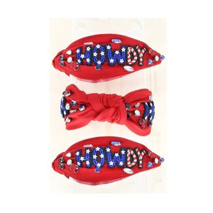 Trendy Multicolor Beaded <b>Headband</b> with Elegant Finish Perfect for Stylish Outfits and Everyday Hair Looks - Product Image 1