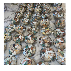 Bol décoratif en forme de sac en coquillages, fabriqué avec des éléments naturels de coquillages au Vietnam, pour la décoration intérieure et des idées de décoration créative - Product Image 6