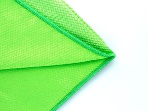 Baklava ผ้าลายแก้ว,ผ้าเช็ดทำความสะอาดกระจกคุณภาพเยี่ยมสีเขียว235gsm 40x40 - Product Image 2