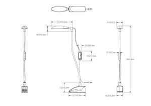 Lampe de culture pour plantes à spectre complet avec clip + base et col de cygne flexible - Product Image 5