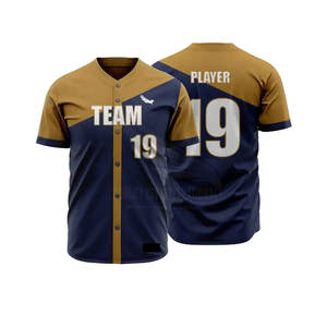Conjuntos de camisetas de béisbol portátiles de doble cara Fabricación de uniformes de béisbol de diferentes estilos en Pakistán - Product Image 6