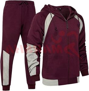 ชุดวอร์มสำหรับผู้ชายและผู้หญิงชุดวอร์มผ้าฝ้ายโพลีเอสเตอร์ขนแกะระบายอากาศ - Product Image 2