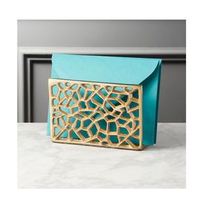 Porte-serviettes décoratif Design de luxe Support décoratif en tissu Porte-serviettes en métal doré de haute qualité Accessoires de serviettes de table - Product Image 2