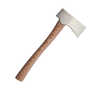 Wholesale Customized Bulk Order OEM ODM Service Carbon Steel Axe Latest Design Wooden <b>Handle</b> Outdoor Camping Stainless Steel Axe - Product Image 3
