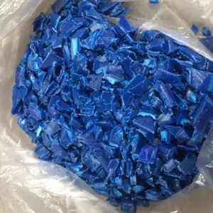 Rottami HDPE blu tamburo balle HDPE blu Regrinds plastica balle tamburo HDPE rottami