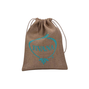 Custom Premium Quality Natural Jute Drawstring <b>Gift</b> <b>Bags</b> Best Price Sale Festivals Shopping Functions Folding Style Letter - Product Image 2