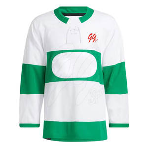 Jersey de hockey sobre hielo hecho en Pakistán, camiseta de Equipo de Servicio OEM, ropa deportiva de poliéster 100%, precio al por mayor - Product Image 1