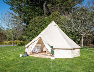 Vente en gros 500X500cm imperméable coupe-vent cloche toile tente <span class=keywords><strong>Tipi</strong></span> 5m 6 personne famille Couple Camping randonnée extérieur jardin tente - Product Image 5