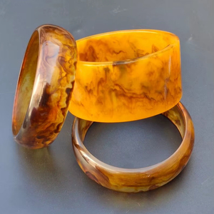 SMART BANGIES BANGLES UNIQUE COLORÉ ACRYL RÉSINE MODE Caractéristiques Inde Party Designer Handmade HUSSAIN CRAFTS Écologique - Product Image 1