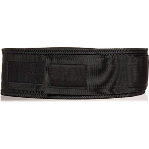 เข็มขัดยางนีโอพรีนระบายอากาศจากถุงมือถุงมือสำหรับออกกำลังกายเข็มขัดลดเอวปรับขนาดได้โลโก้ตามสั่งสีดำทั้งหมด - Product Image 2