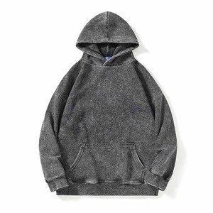 Sweats à capuche surdimensionnés streetwear, sweats à capuche personnalisés à lavage acide, sweats à capuche lourds - Product Image 1