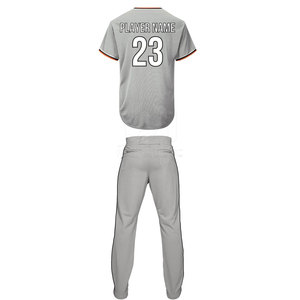 Uniforme de Béisbol Personalizado de Talla Personalizada, Precio Económico y MOQ Bajo, Uniforme de Béisbol Ligero y Cómodo para Unisex - Product Image 2