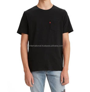 Haute qualité Vintage noir gris plaine coton surdimensionné rond t-shirts unisexe en gros 100% tricoté tissu personnalisable - Product Image 1