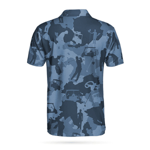 T-shirts polo de golf de design décontracté pour hommes Séchage rapide et streetwear de haute qualité avec logo personnalisé Motif solide Style vintage - Product Image 6