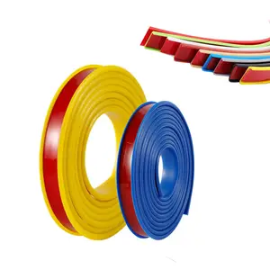 Rubber u edge band PVC TPE flexible self adhesive edge banding tape rubber edge banding for furniture