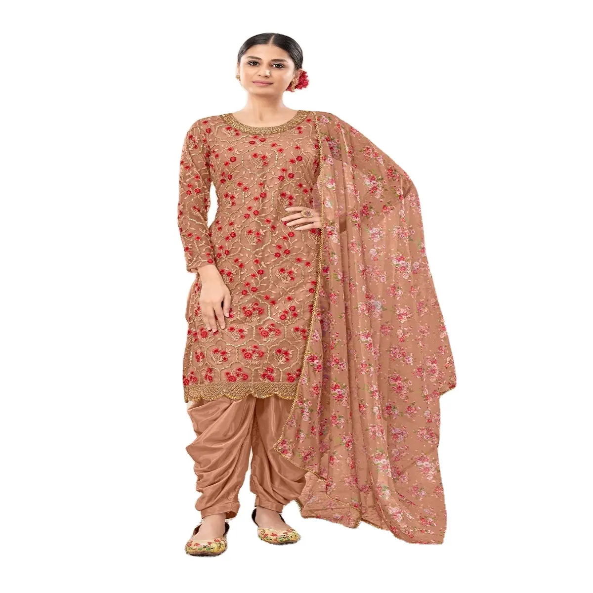 Dames Bollywood Stijl Shalwar Kameez Met Dupatta Beste Kwaliteit Sexy Salwar Kameez Met Aangepast Voor Vrouwen 2024 India Dragen