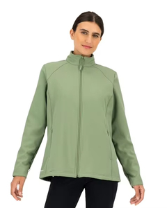 Vestes softshell imperméables de fabrication professionnelle Veste softshell de service OEM personnalisée de haute qualité pour femmes Mode personnalisée pour femmes - Product Image 1
