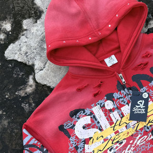 เสื้อมีฮู้ดสำหรับผู้ชายผ้าฝ้ายมีฉลากตามสั่งใหม่ล่าสุด - Product Image 2