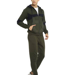 El mejor diseño de los hombres 100% conjuntos de algodón logotipo personalizado etiqueta privada transpirable chándal de invierno de alta calidad tallas grandes lista superior - Product Image 5