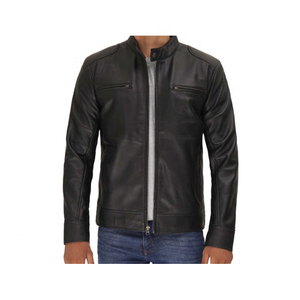 Dernières vestes en cuir pour hommes personnalisables 2023 de qualité supérieure OEM Causal disponibles en vente à bon prix en gros avec dernière conception - Product Image 5