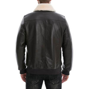 High Street Style Men Regular Fit Chaquetas de cuero/Chaquetas de cuero de moda y elegantes para hombres a la venta - Product Image 2