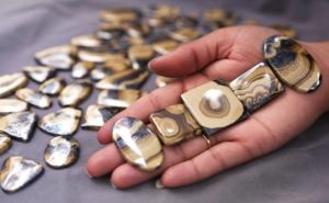 Cabochon de Schalenblende naturel pierres précieuses en vrac lot de gros cristal semi-précieux mélange de guérison formes cabine fabrication de bijoux à bricoler soi-même - Product Image 5