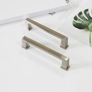 Poignée de meuble carrée en alliage de zinc moderne pour cuisine armoire salle à manger salon pour commode armoire tiroir utilisation - Product Image 2