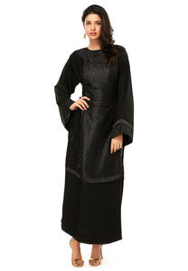 Robe longue Robe noire Robe maxi musulmane décontractée pour femme - Product Image 2