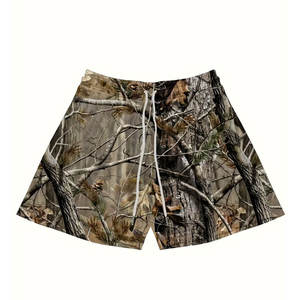 กางเกงขาสั้นตาข่ายสำหรับผู้ชายกางเกงขาสั้นผ้าตาข่ายแห้งเร็วโลโก้ตามสั่ง - Product Image 2