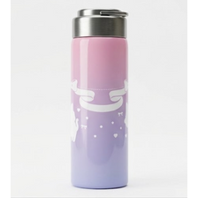 Vacuum Insulated <b>Metal</b> Water Bottle with <b>Straw</b> Cute Travel Drinkware 350ml/750ml - Product Image 3
