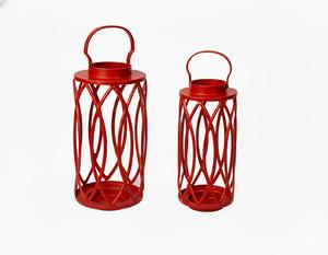 Farol de Vela con Asa, Diseño Nórdico Decorativo de Metal, Faroles Elegantes de Lujo para Decoración Navideña del Hogar y Fiestas - Product Image 6