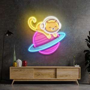 Letrero de neón con estampado UV personalizado, letrero de neón LED de mono bonito, luz de letrero de neón LED de <span class=keywords><strong>León</strong></span> para decoración de paredes - Product Image 6