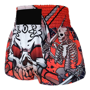 Hot Trending Muay Thai Boxing Shorts Kickboxing Fighting Uniforme avec votre logo personnalisé Short de boxe - Product Image 4