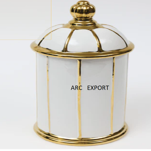 Nouvel arrivage de bidons de conception fantaisie de haute qualité en verre solide bidons métalliques de luxe en gros pour les fournisseurs en gros - Product Image 6