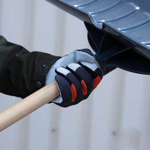 ถุงมือนิรภัยหนังแพะป้องกันมือทนทานถุงมือทำงานกลไกด้ามจับที่เหนือกว่าป้องกันการขีดข่วน - Product Image 5