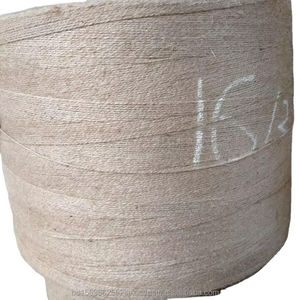 Fil de Jute Texturé 100% Naturel, Écologique, Durable, Biodégradable, Haute Qualité, 16 LBS, 2 Brins, pour Tricot et Tissage Manuel, Exportateur - Product Image 1