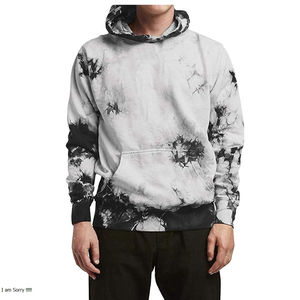 Sudadera con Capucha Tie Dye para Hombre con Logotipo Personalizado, Lavado Ácido, Estilo Urbano, Algodón Grueso, Unisex, Hip Hop, Vintage - Product Image 1